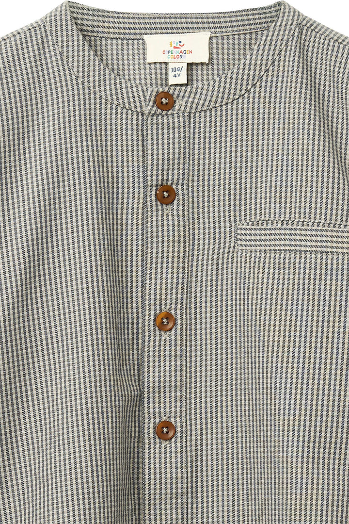 Check Shirt W. Placket - GREY CHECK COMB