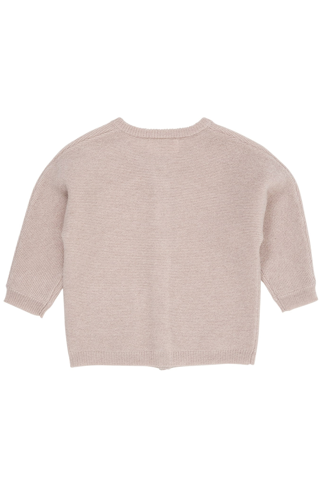 CASHMERE CLASSIC BABY CARDIGAN - BEIGE