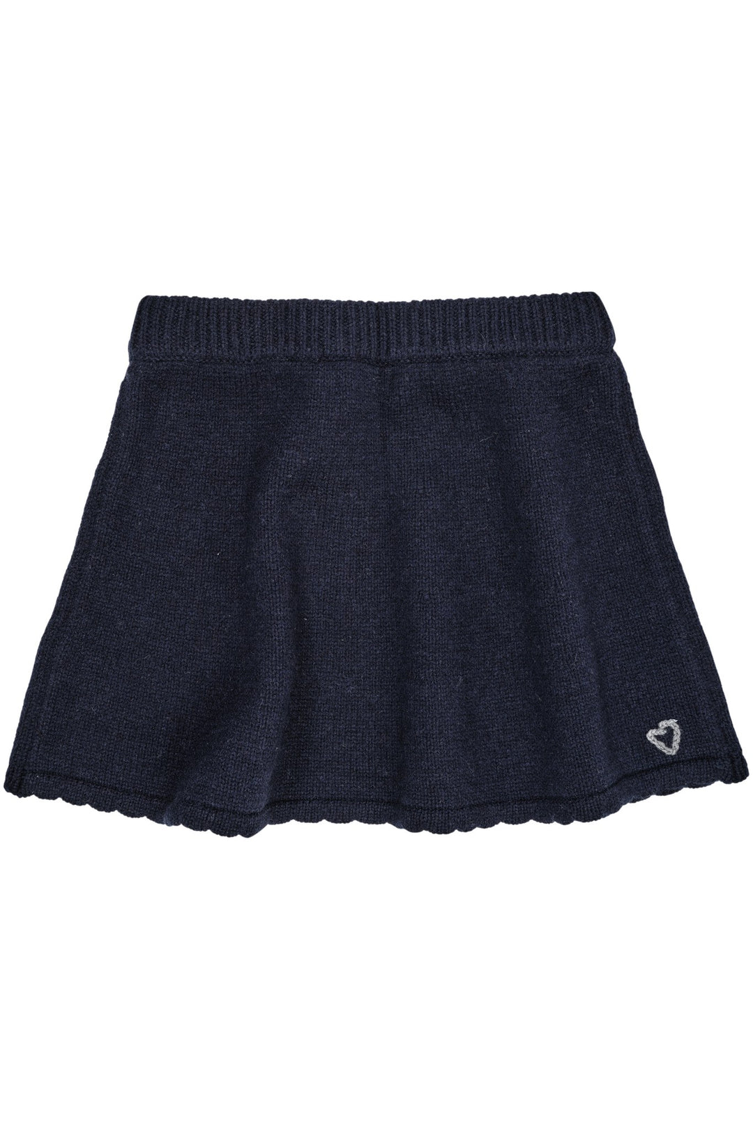 CASHMERE SKIRT W. EMB. - NAVY