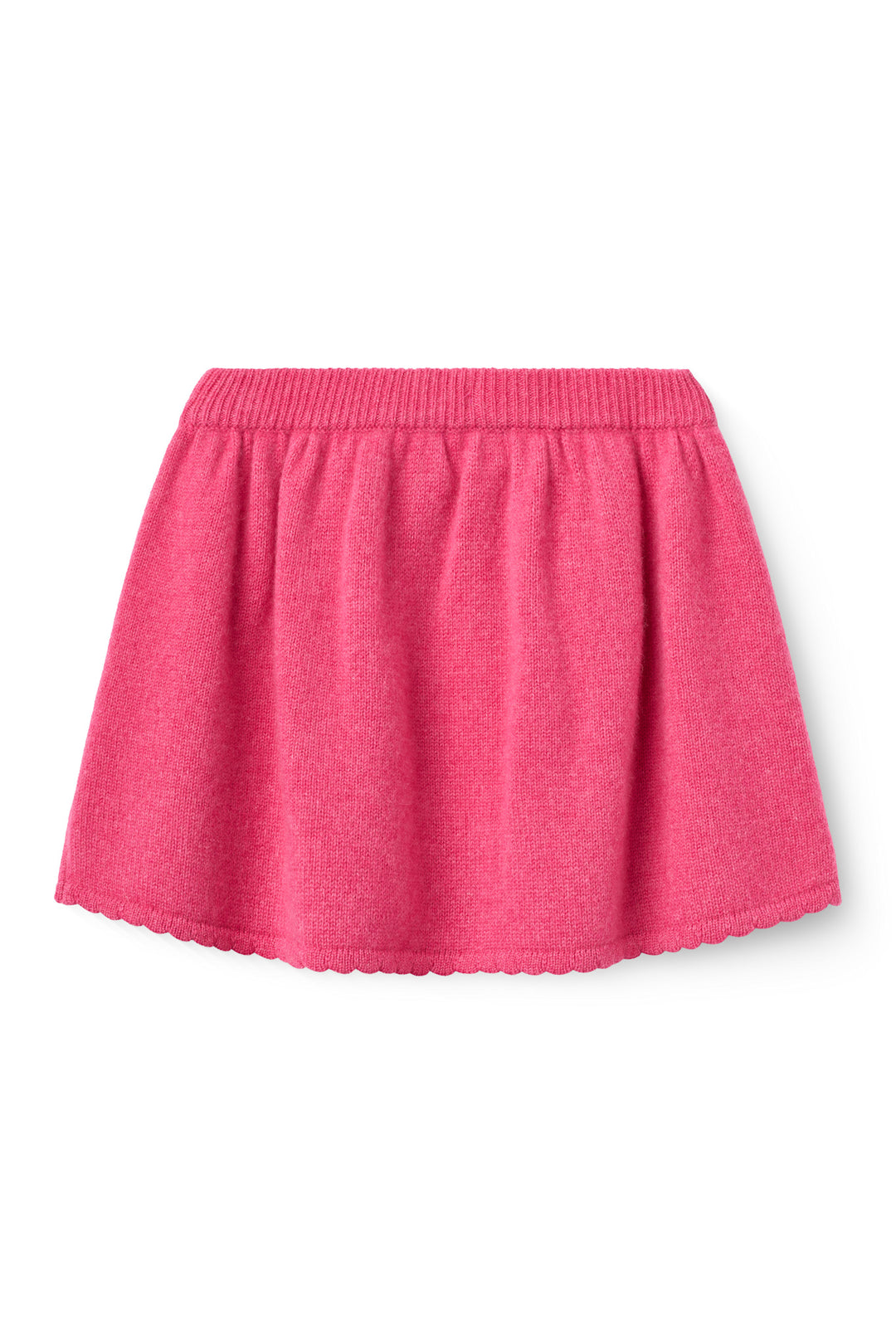 Cashmere Skirt w. Emb. - Fuschsia