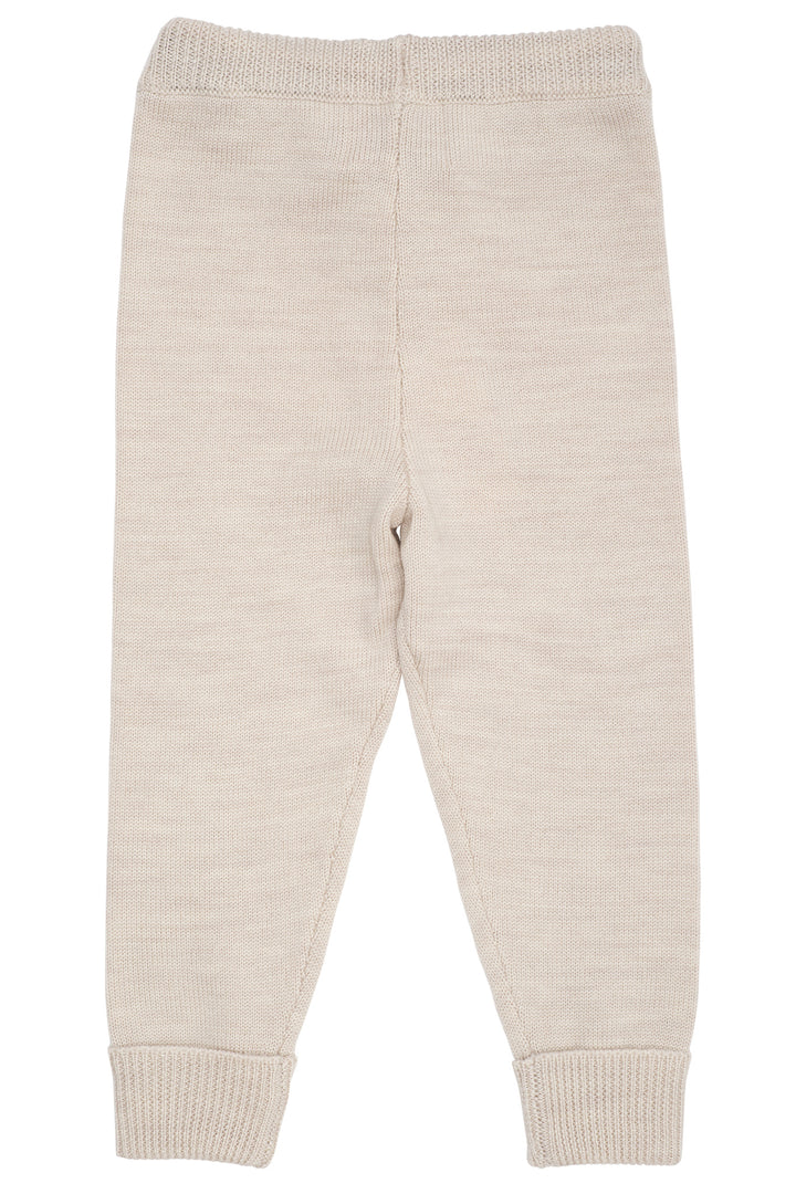 MERINO COZY PANT - PALE CREAM MELANGE