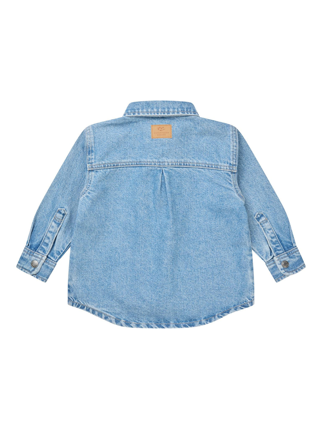 ORGANIC JEANS JACKET - LT BLUE INDIGO WASHED