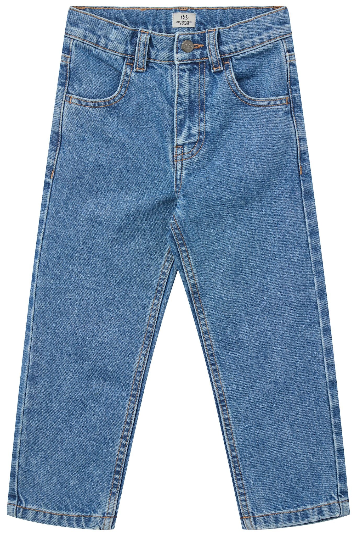 ORGANIC JUNIOR JEANS - REGULAR FIT - INDIGO BLUE WASHED