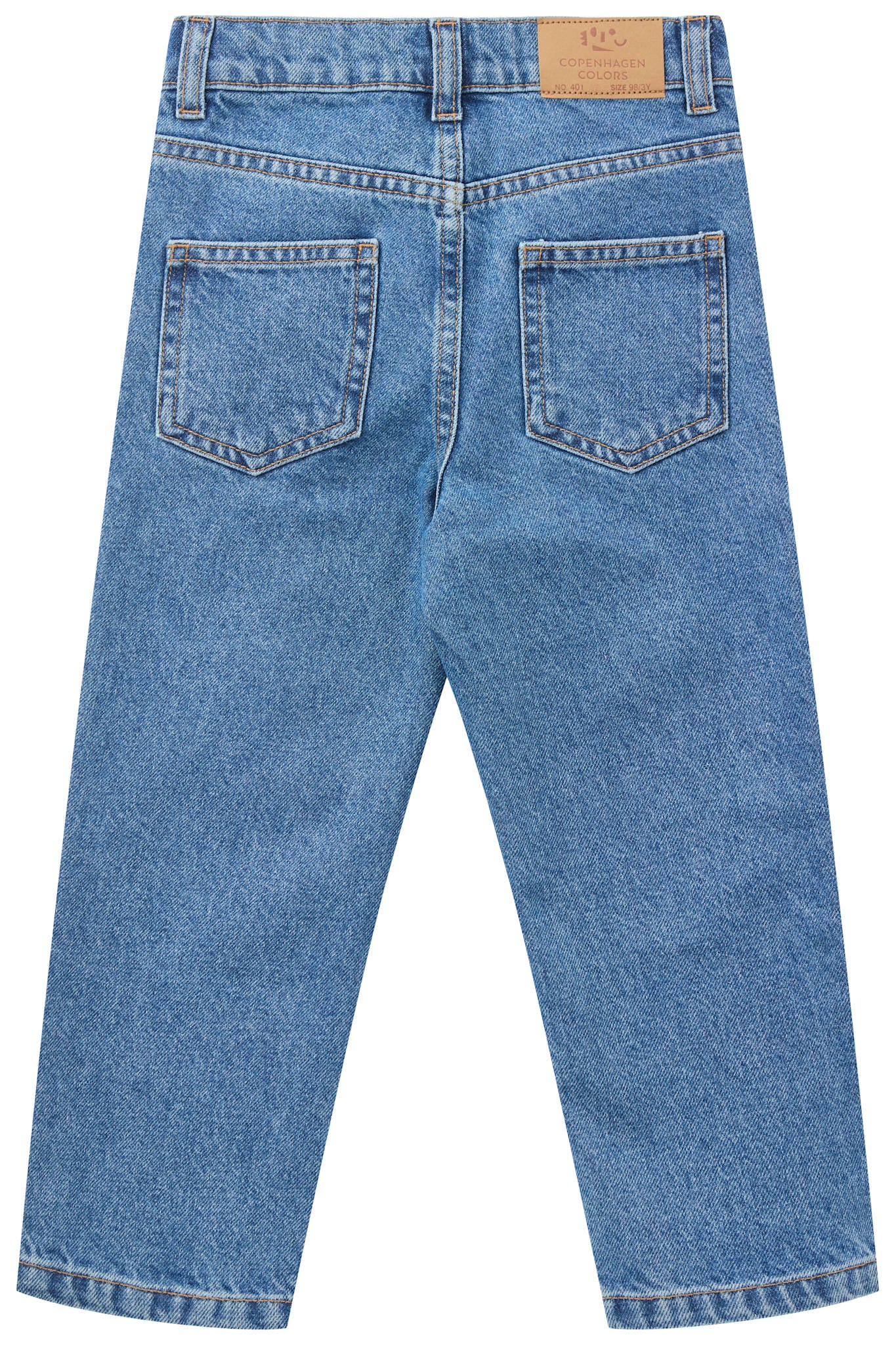 ORGANIC JUNIOR JEANS - REGULAR FIT - INDIGO BLUE WASHED