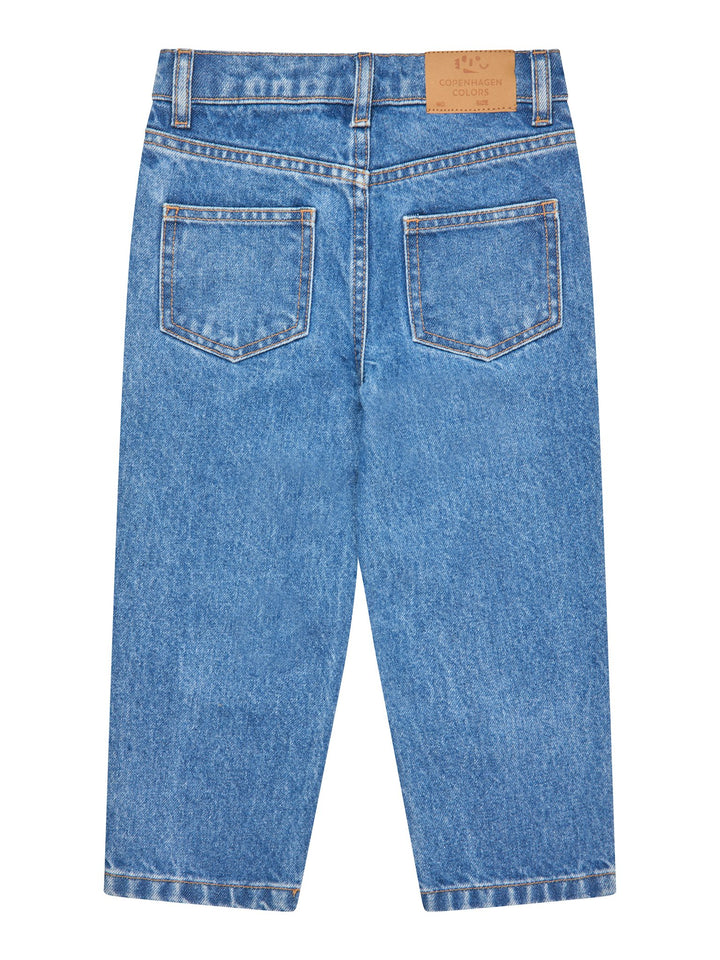 ORGANIC JUNIOR JEANS - REGULAR FIT - INDIGO BLUE WASHED