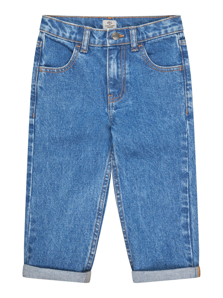 ORGANIC JUNIOR JEANS - REGULAR FIT - INDIGO BLUE WASHED