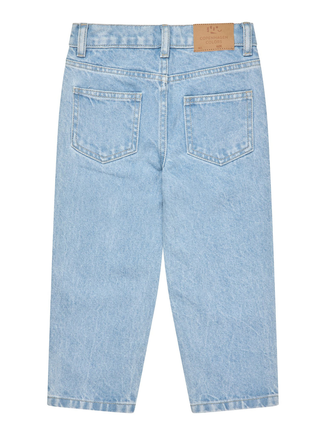 ORGANIC JUNIOR JEANS - REGULAR FIT - LT BLUE INDIGO WASHED