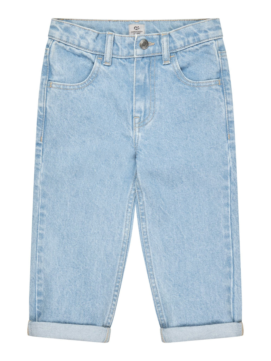 ORGANIC JUNIOR JEANS - REGULAR FIT - LT BLUE INDIGO WASHED