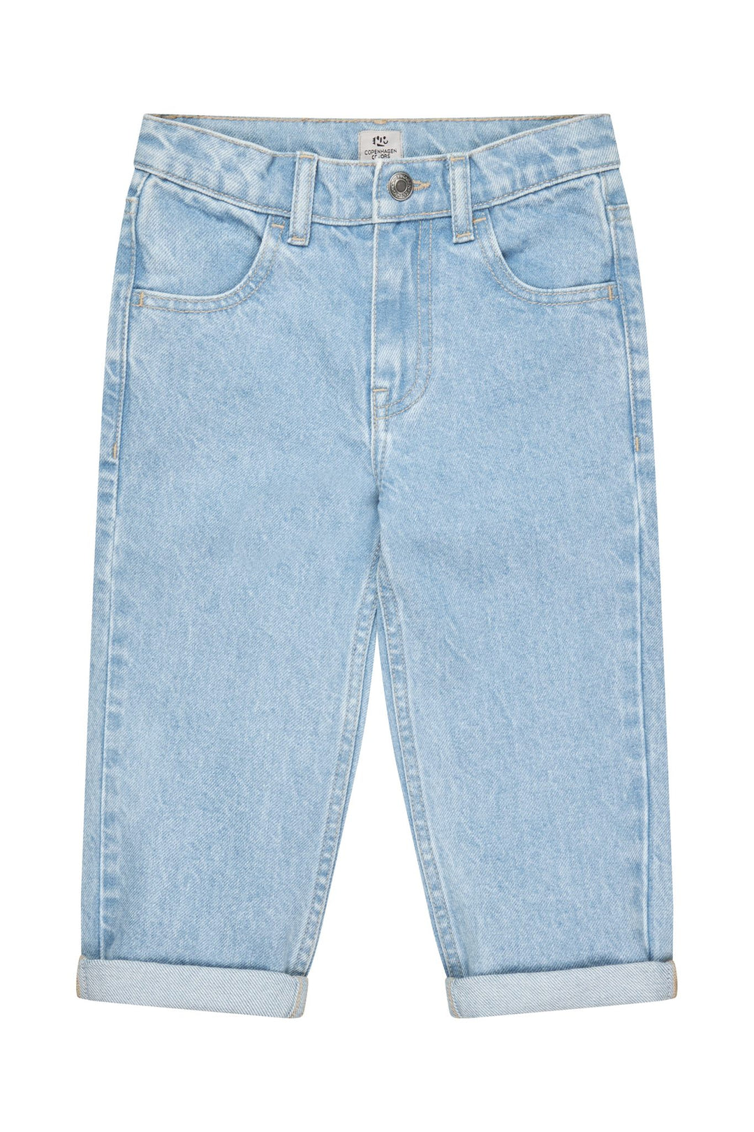 ORGANIC JUNIOR JEANS - REGULAR FIT - LT BLUE INDIGO WASHED