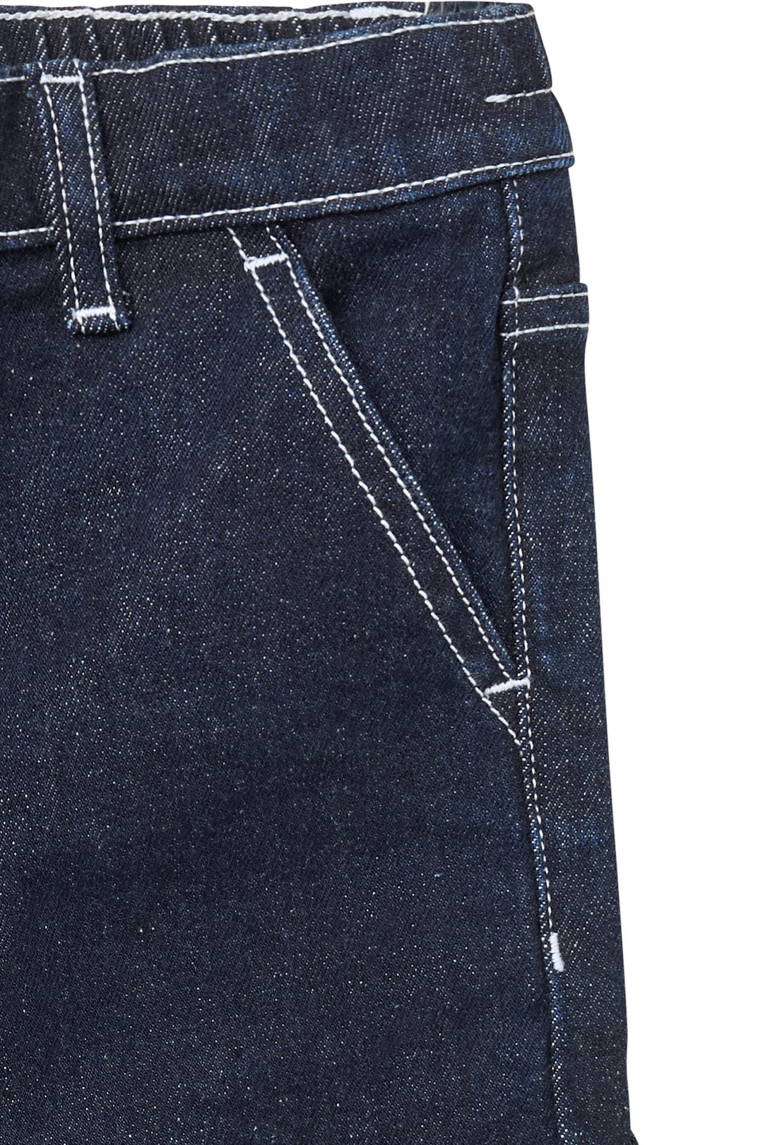 Denim Cargo Pants - Raw Denim