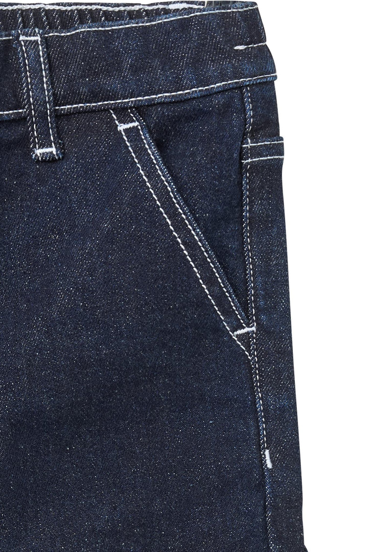 Denim Cargo Pants - Raw Denim