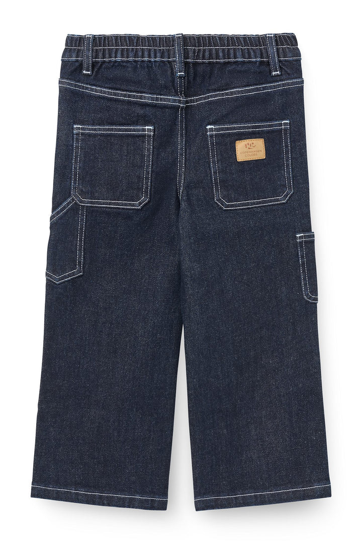 Denim Cargo Pants - Raw Denim