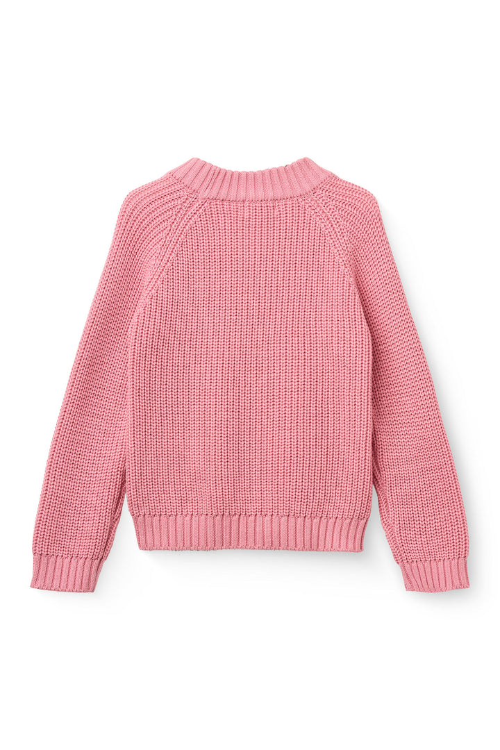 Knitted Classic Rib Sweater - Blossom Pink