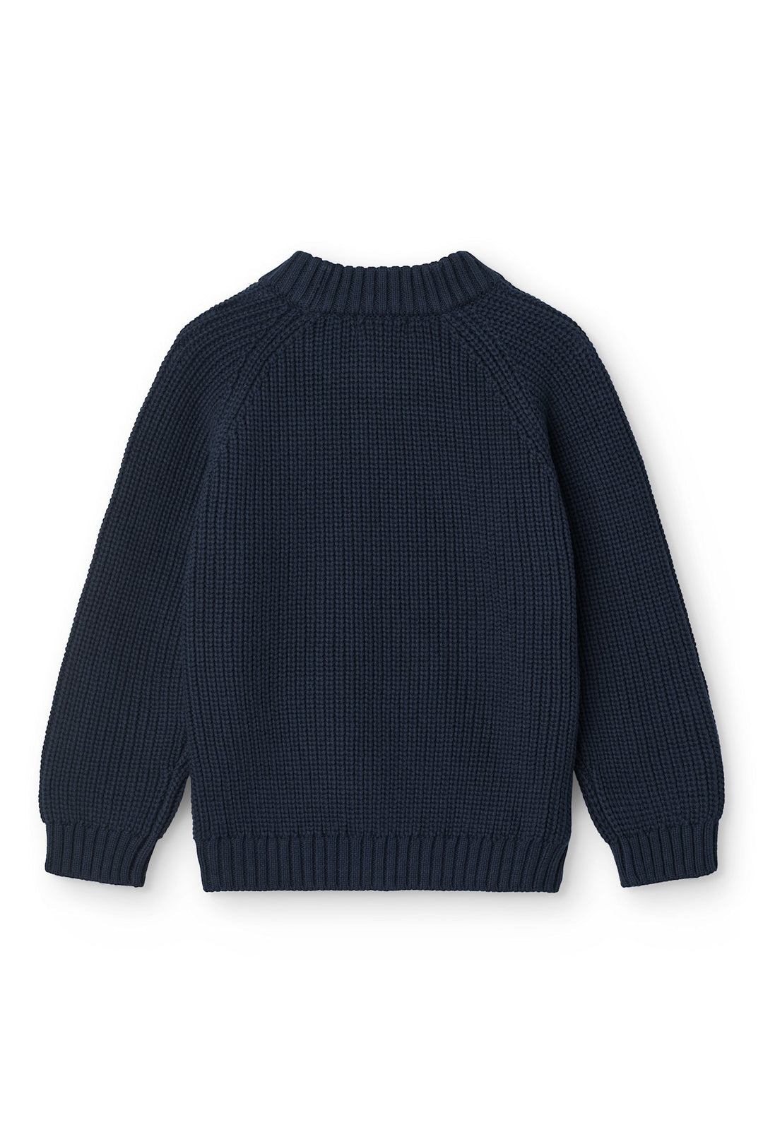 Knitted Classic Rib Sweater - NAVY