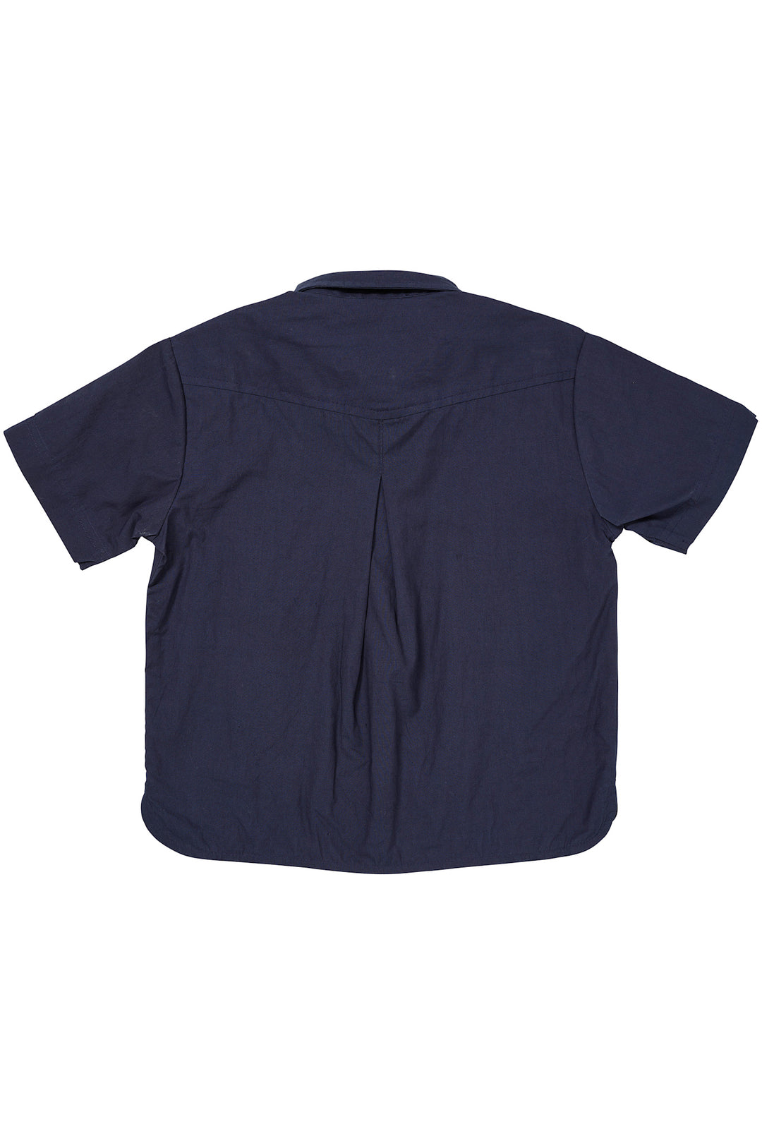 POPLIN SS SHIRT - NAVY
