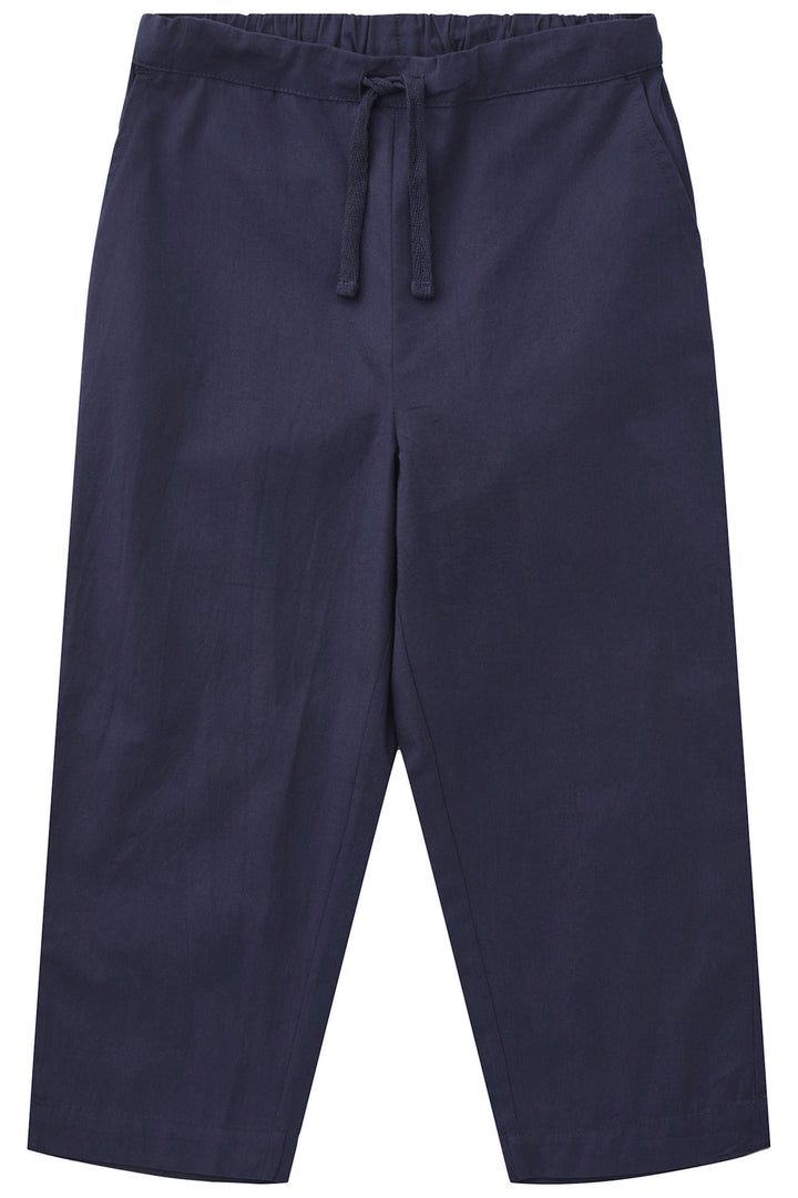 POPLIN CLASSIC PANTS - UNISEX - NAVY