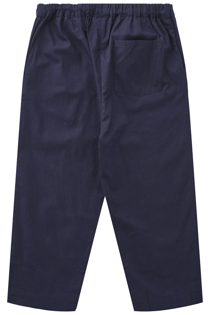 POPLIN CLASSIC PANTS - UNISEX - NAVY