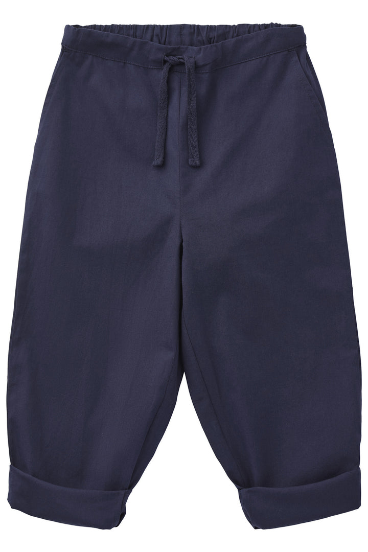 POPLIN CLASSIC PANTS - UNISEX - NAVY