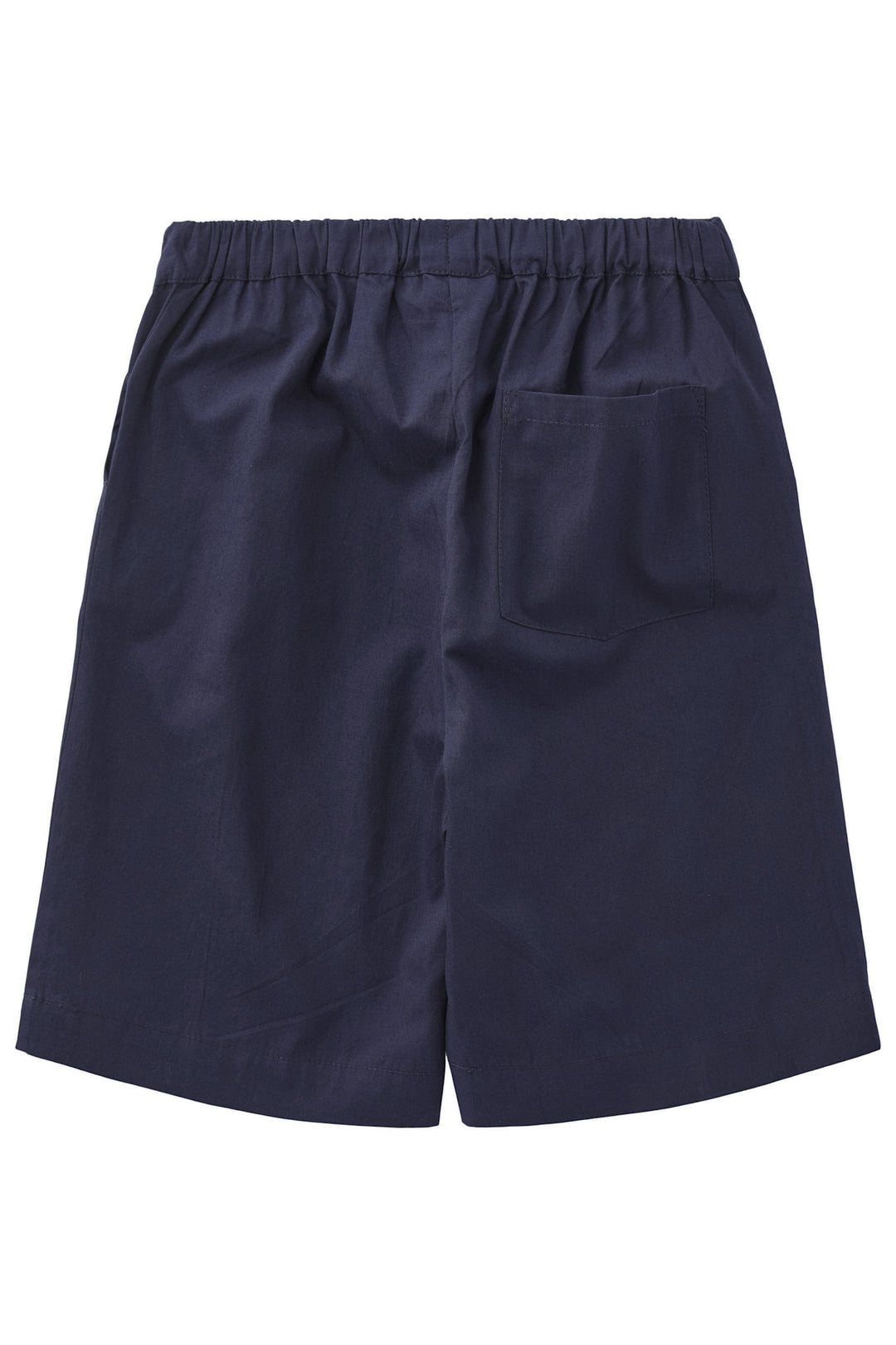POPLIN SHORTS W. DRAWSTRING - NAVY