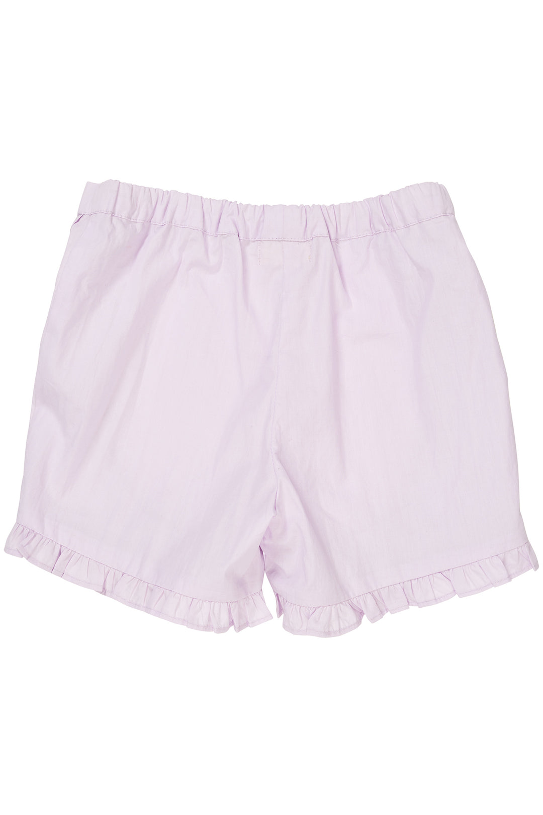 POPLIN FRILL SHORTS - LAVENDER
