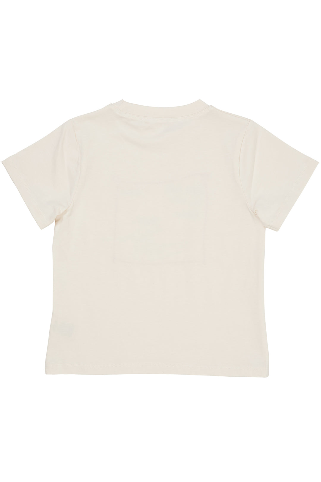T-SHIRT W. PRINT AND EMBROIDERY - CREAM SURFING DOG