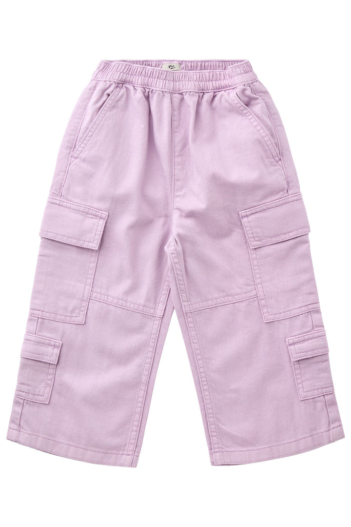 ORGANIC CARGO TWILL PANTS UNISEX - LAVENDER