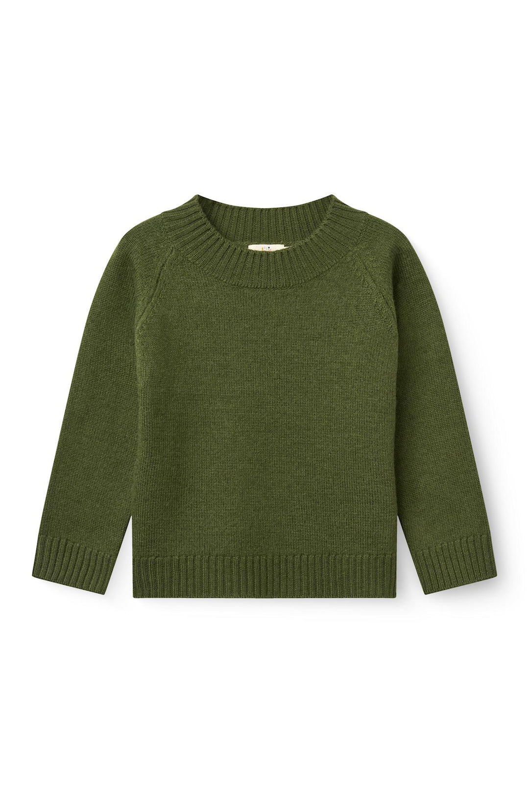 Pull Over w. Turtle Neck - Dk. Green