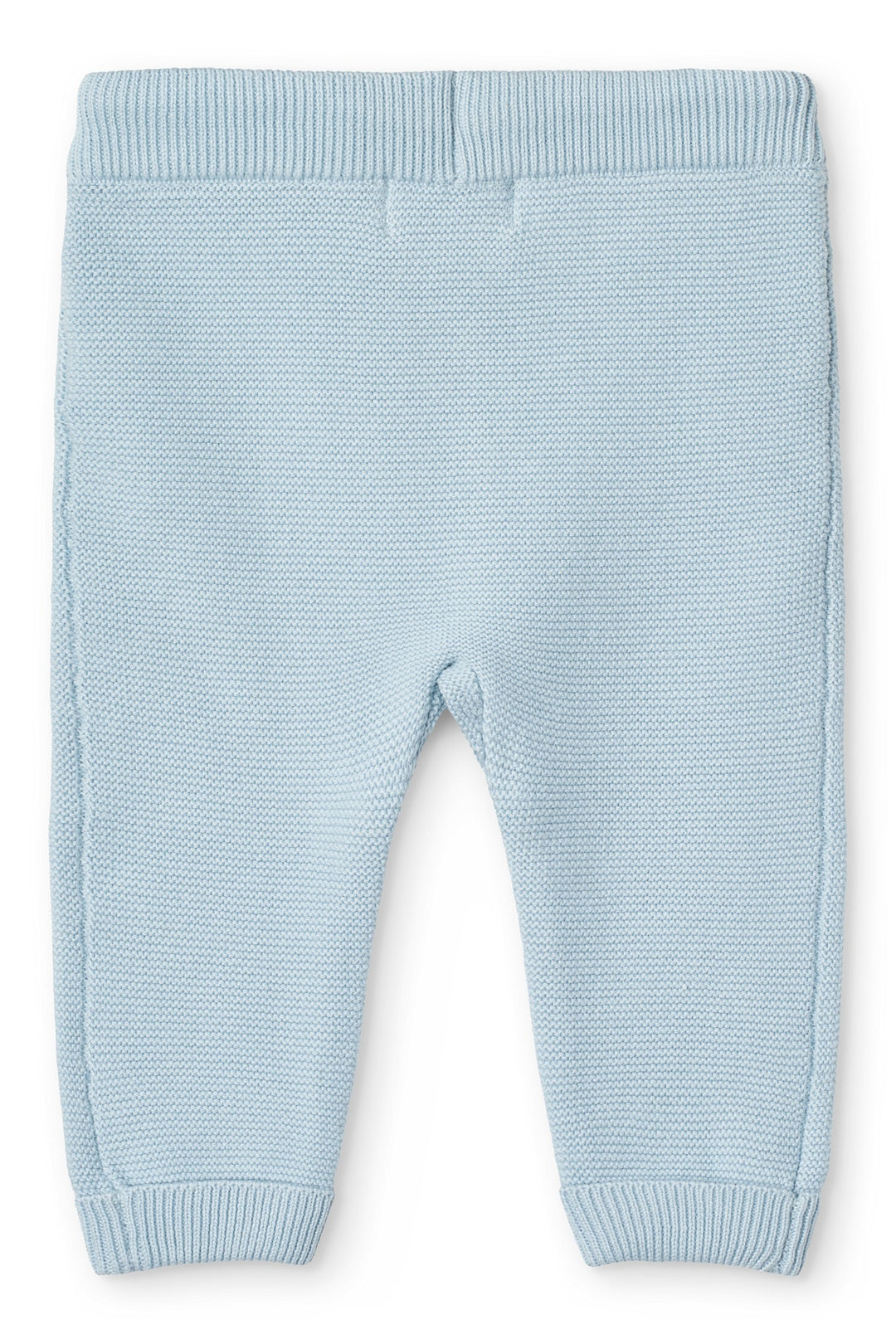 Cotton Knitted baby pants - DUSTY BLUE