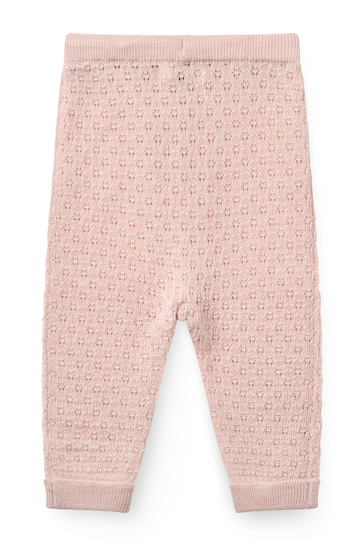 Merino Pattern Baby Leggings - SOFT PINK