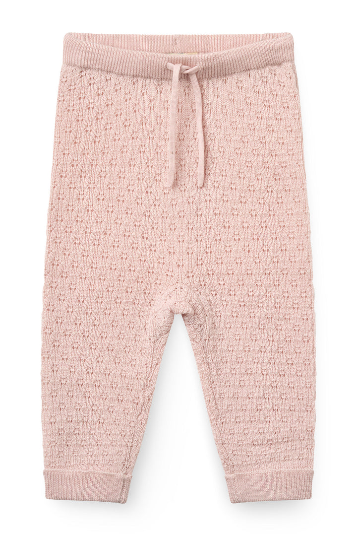 Merino Pattern Baby Leggings - SOFT PINK