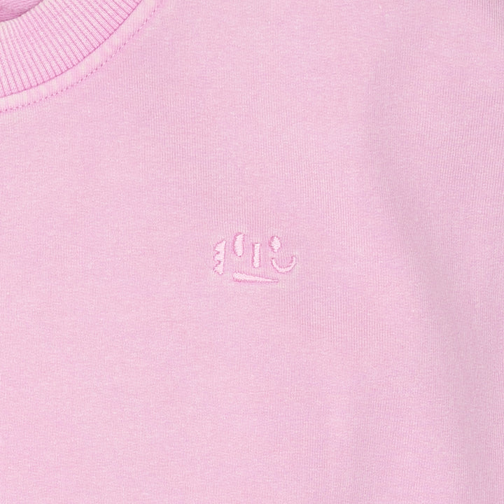 CLASSIC SWEATSHIRT W. LOGO EMB. - SYRINGA