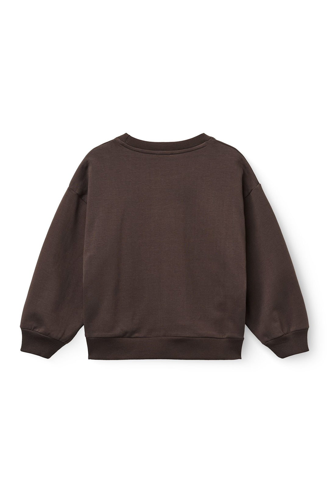 CLASSIC SWEATSHIRT W. LOGO EMB. - BROWN MEL