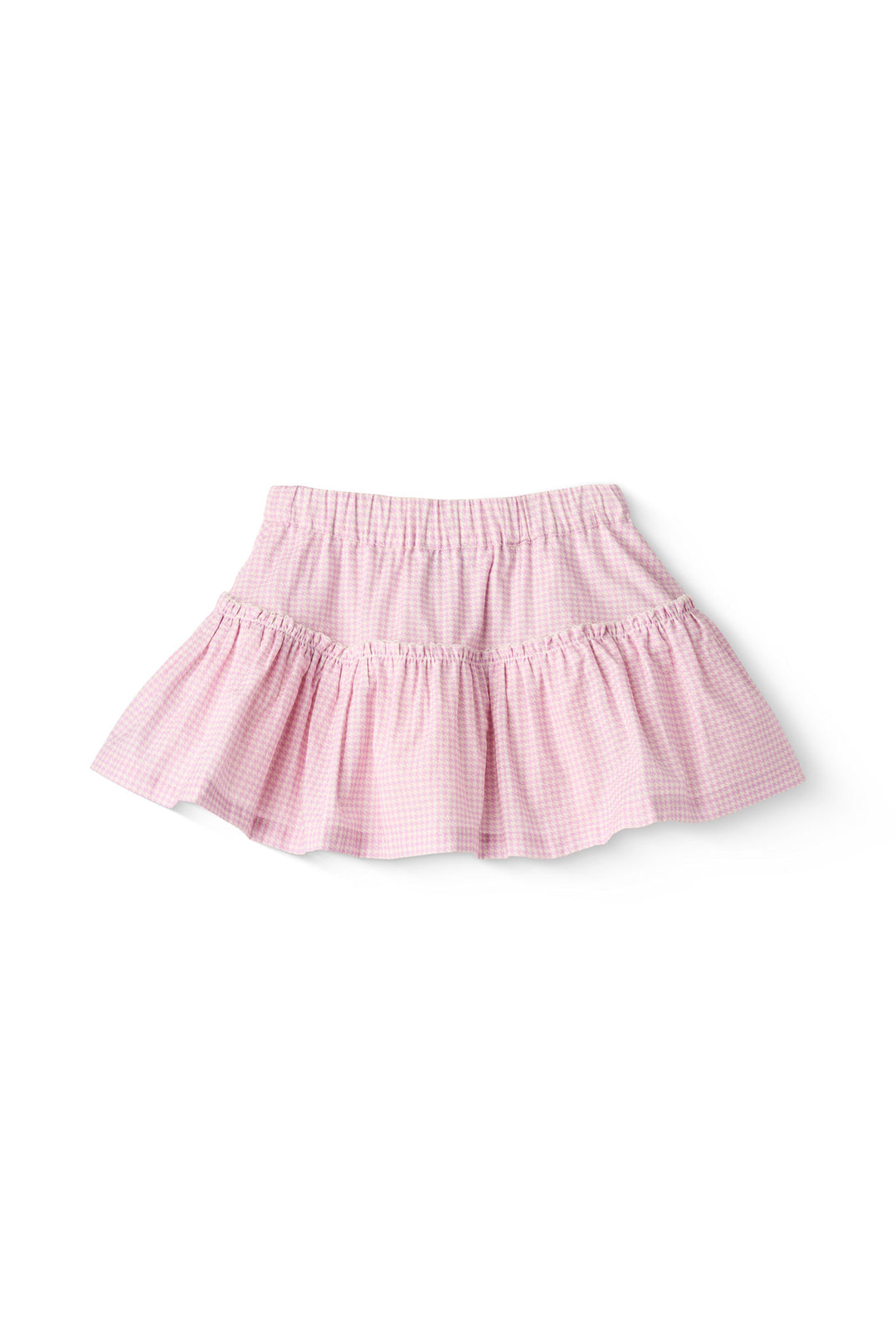 HOUNDSTOOTH SKIRT W. TULLE - SYRINGA COMB