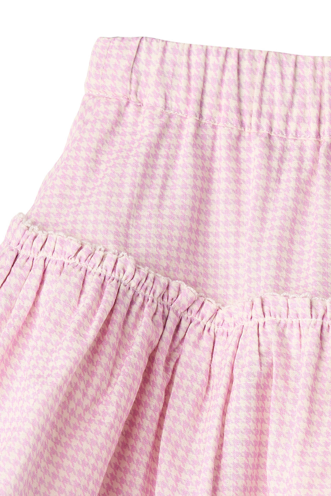 HOUNDSTOOTH SKIRT W. TULLE - SYRINGA COMB