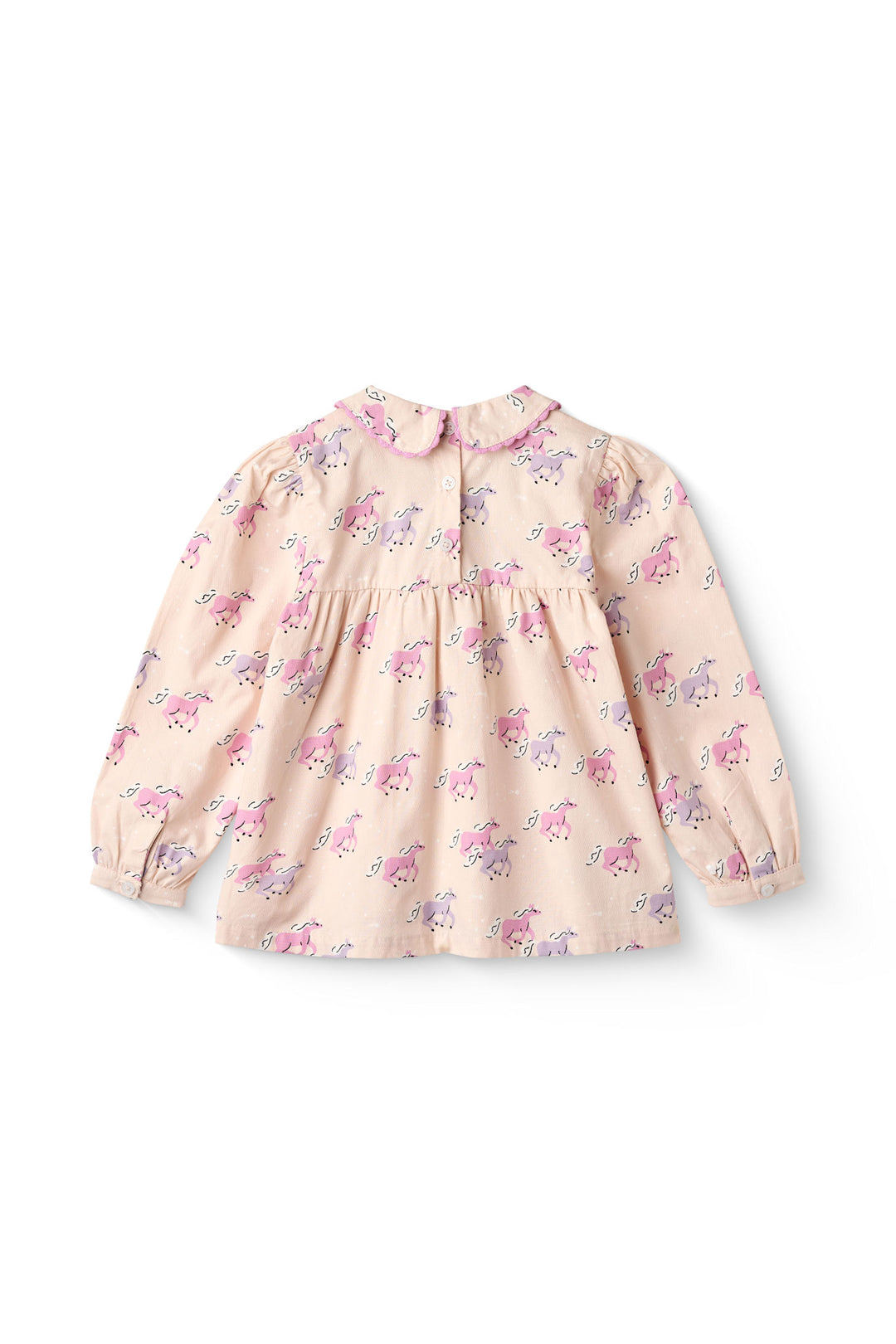 UNICORN BLOUSE W. COLLAR - UNICORN COMB