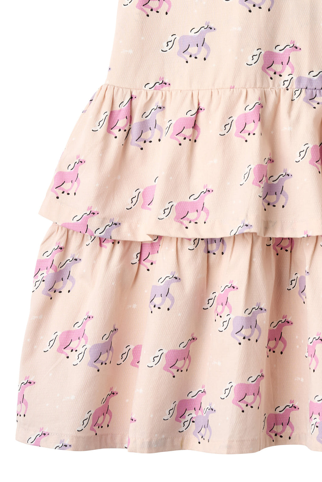 UNICORN DRESS W. RUFFLE & BOW - UNICORN COMB