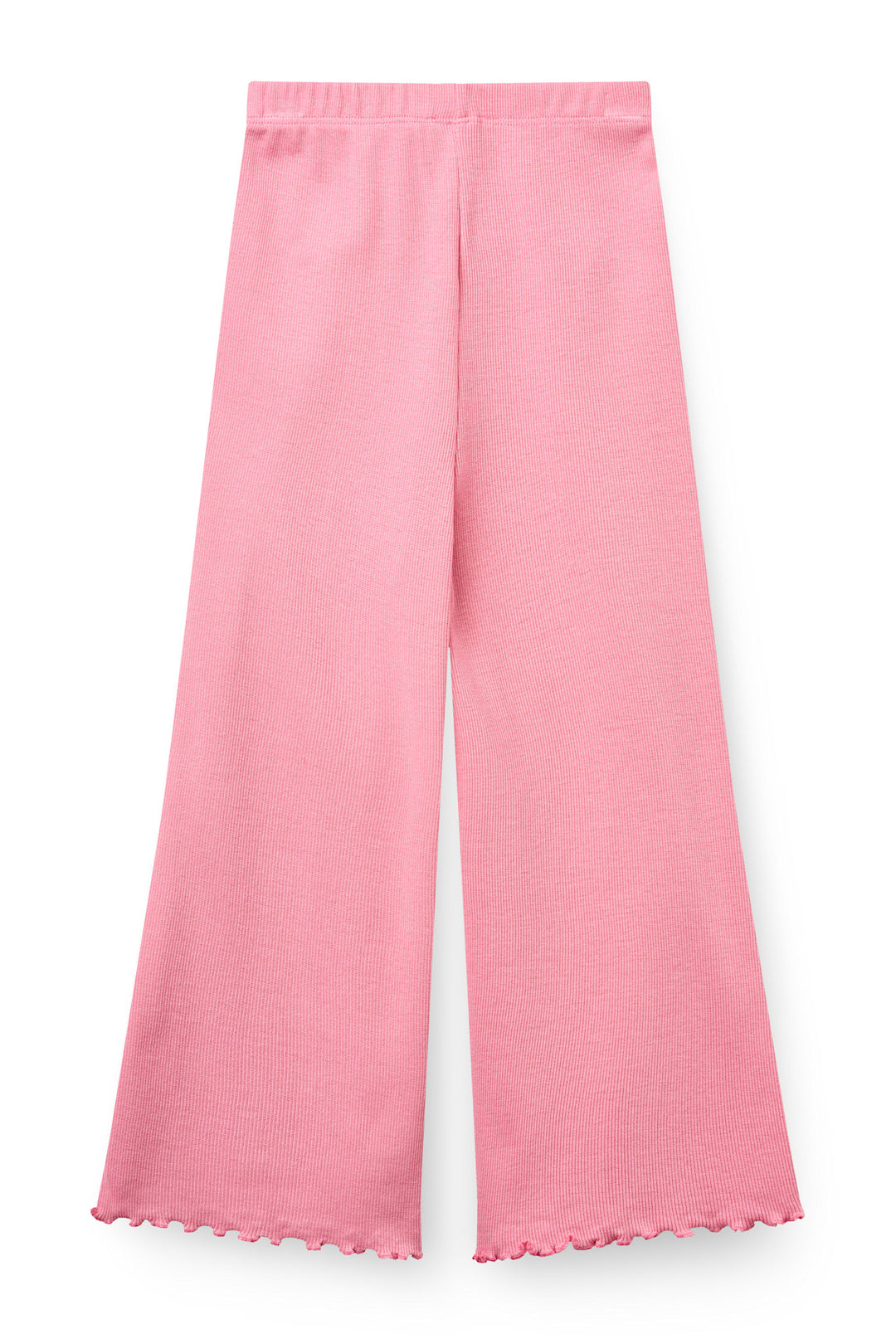 Modal Rib Wide Pants - Blossom Pink