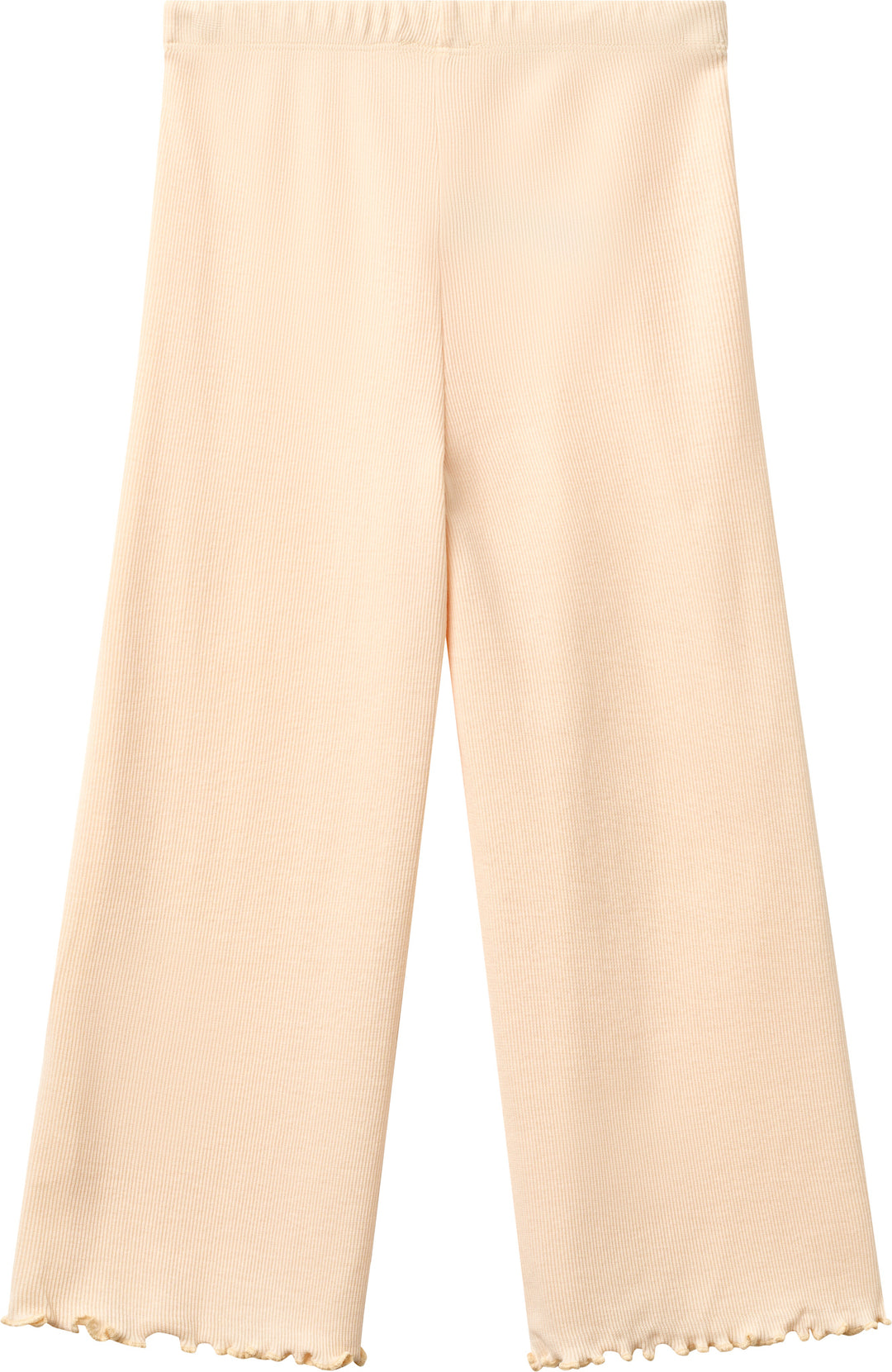 MODAL RIB WIDE PANTS - DUSTY ROSE