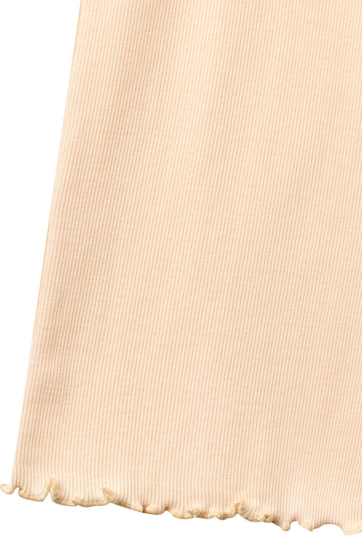 MODAL RIB WIDE PANTS - DUSTY ROSE