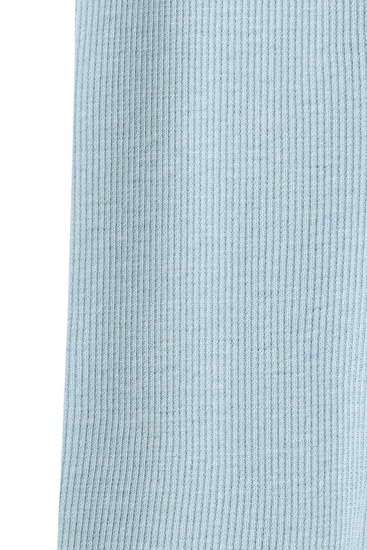 MODAL RIB LEGGINGS - DUSTY BLUE