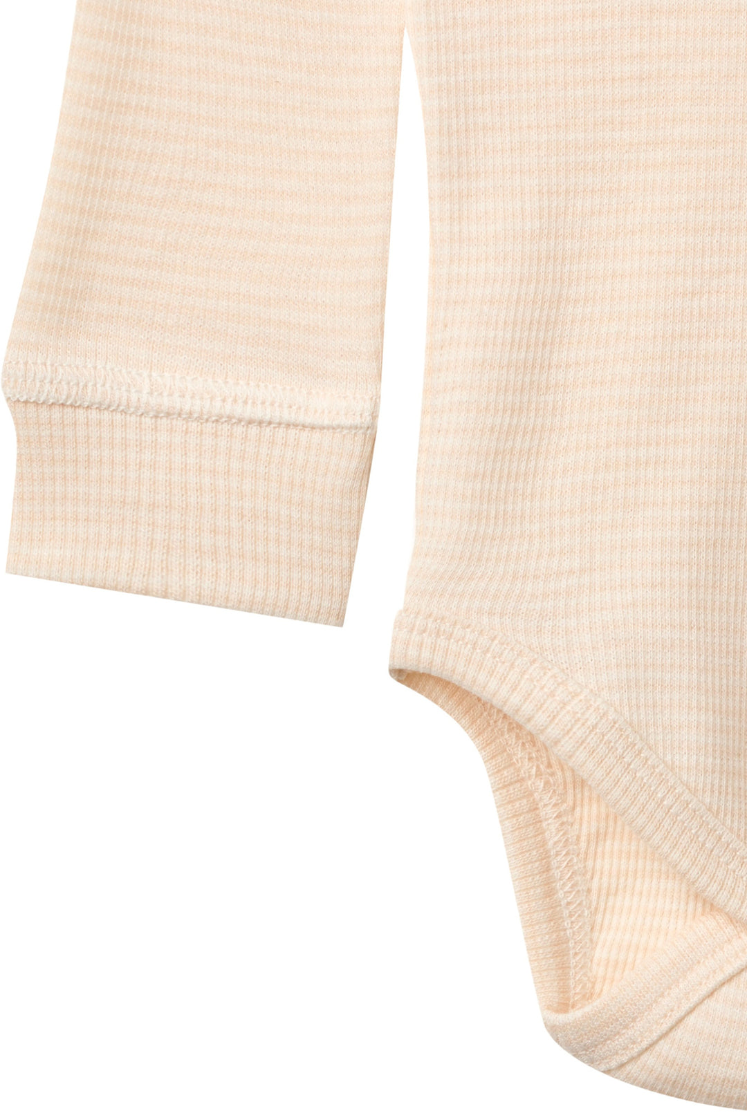 MODAL RIB LS BODY - DUSTY ROSE/CREAM STRIPE