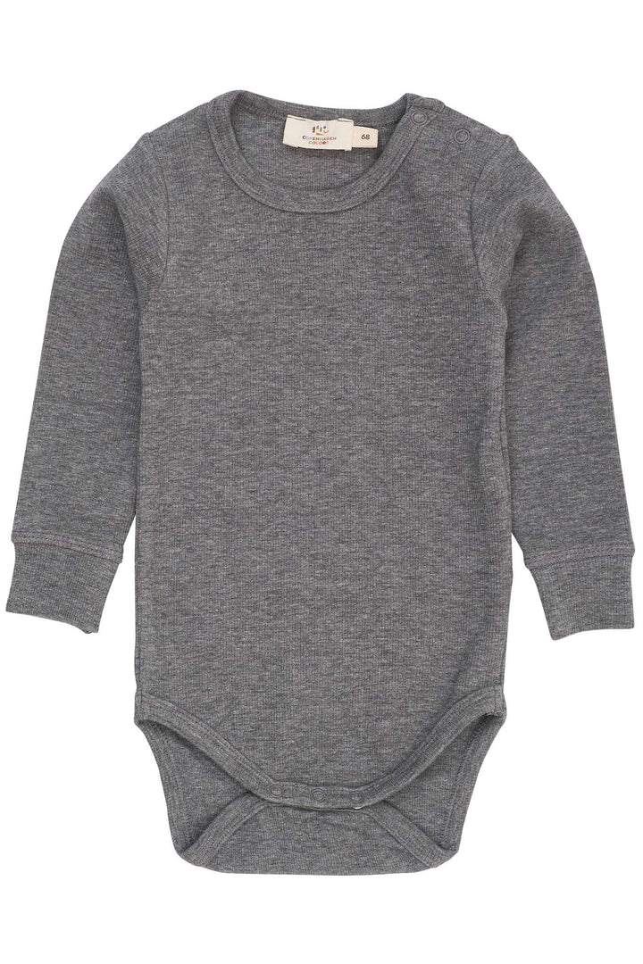 MODAL RIB LS BODY - GREY MEL.