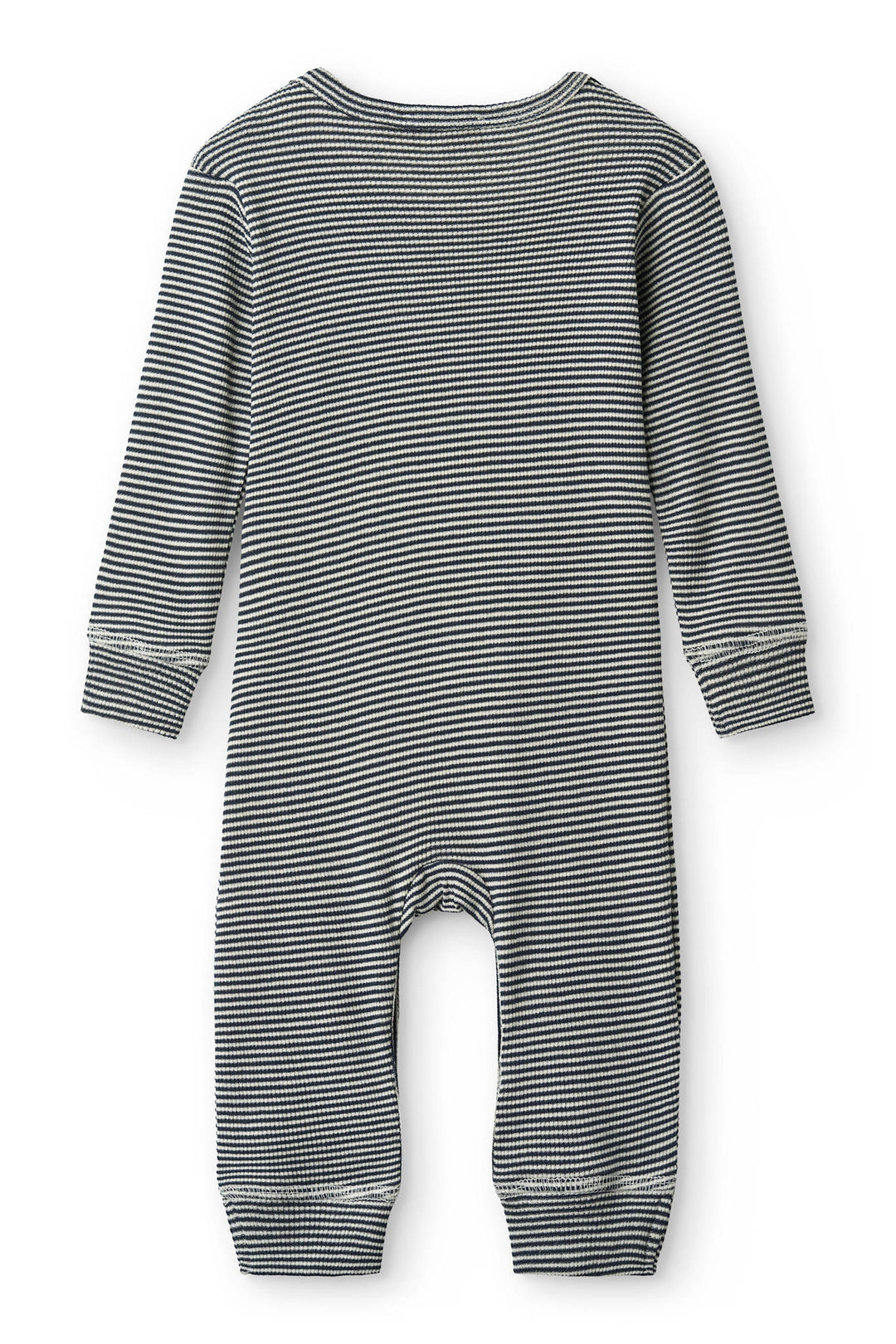 Modal Full Body Romper - Navy/Cream Stripe