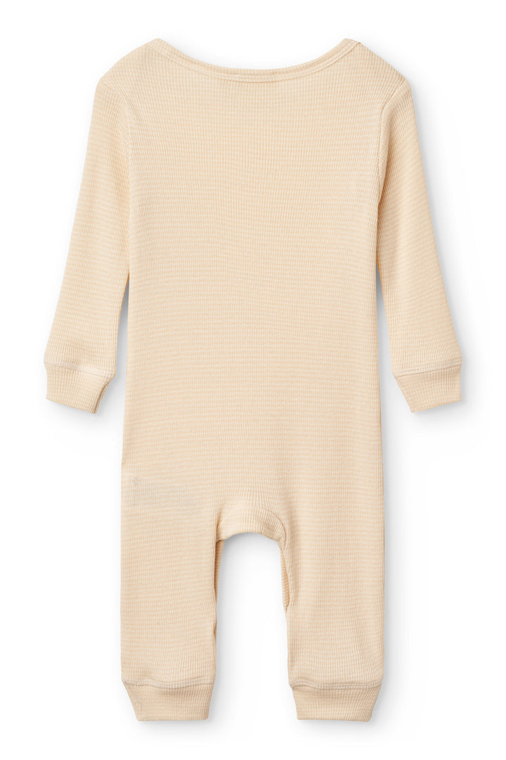 Modal Full Body Romper - Dusty Rose/Cream Stripe