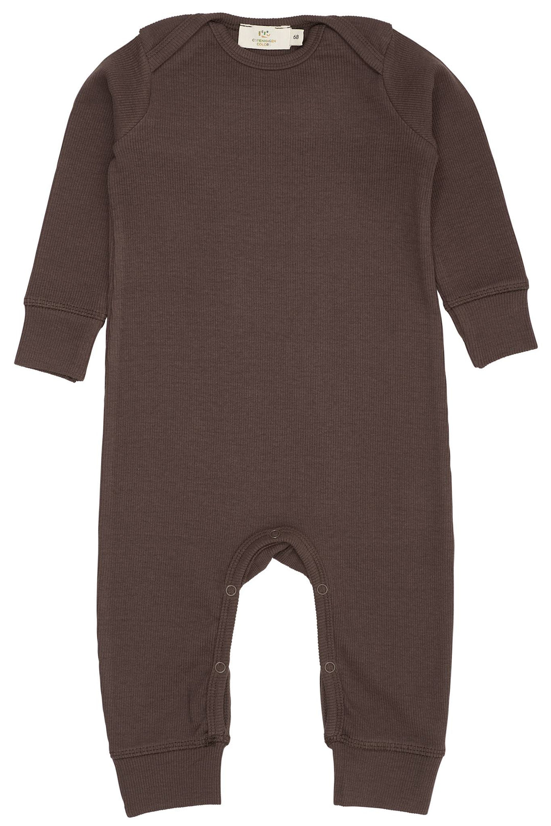 MODAL FULL BODY ROMPER - DK BROWN