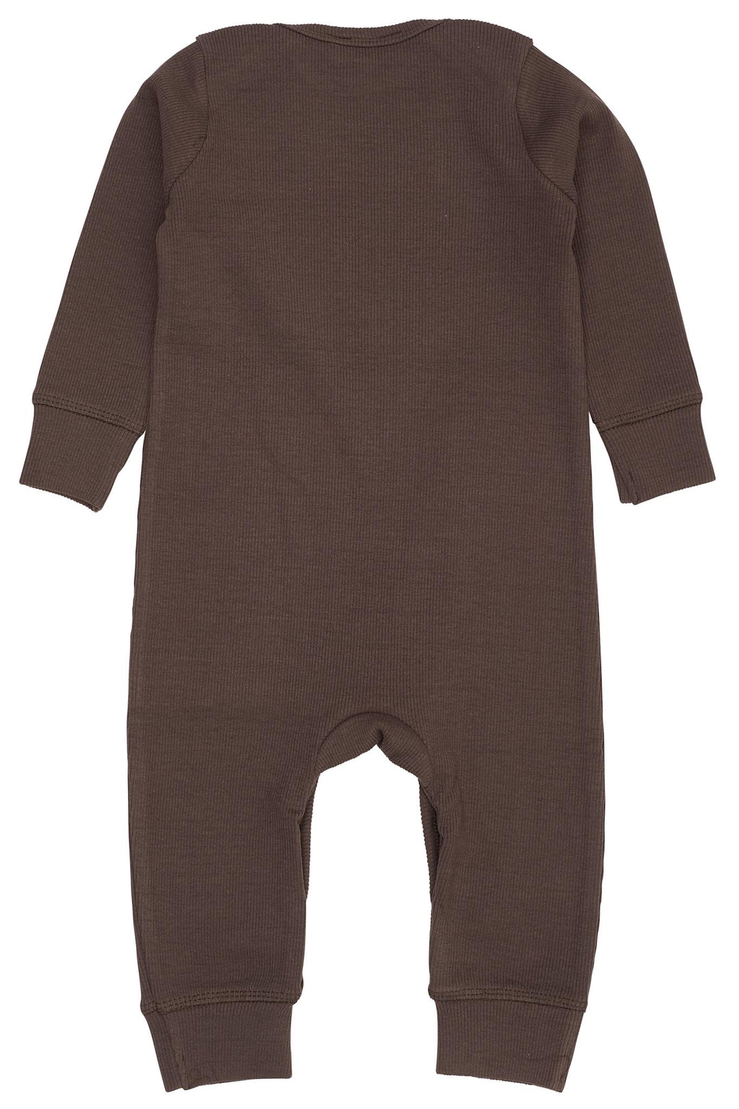 MODAL FULL BODY ROMPER - DK BROWN