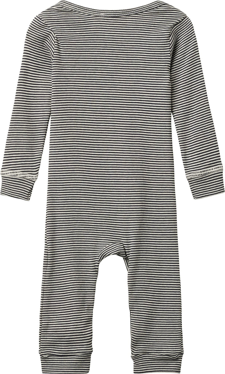 MODAL FULL BODY ROMPER - NAVY/CREAM STRIPE