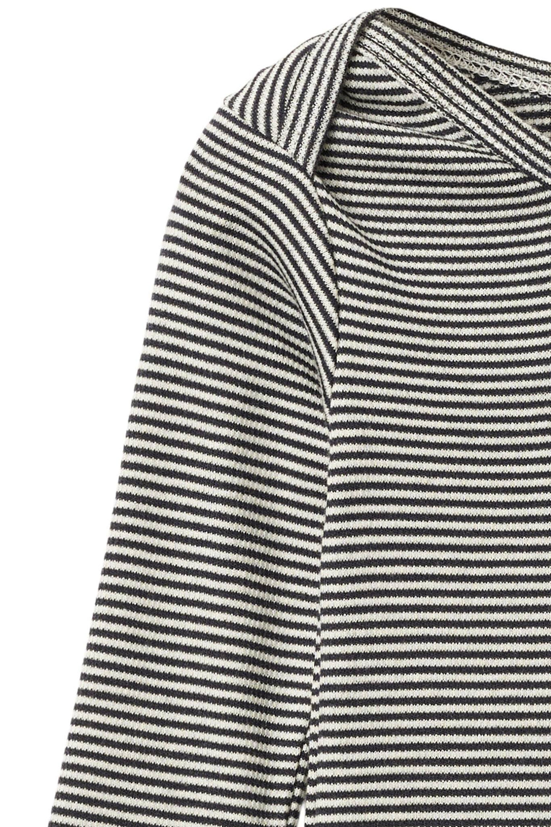 MODAL FULL BODY ROMPER - NAVY/CREAM STRIPE