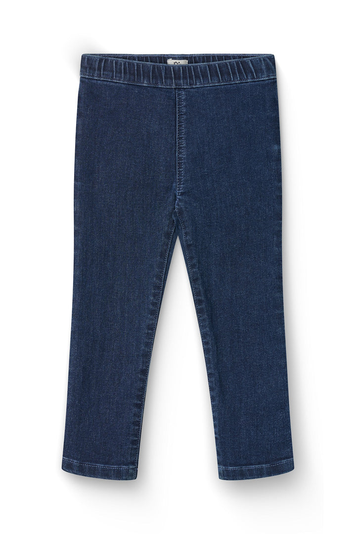 JEGGINGS SLIM FIT - SUPER STRETCH - DARK INDIGO BLUE WASHED