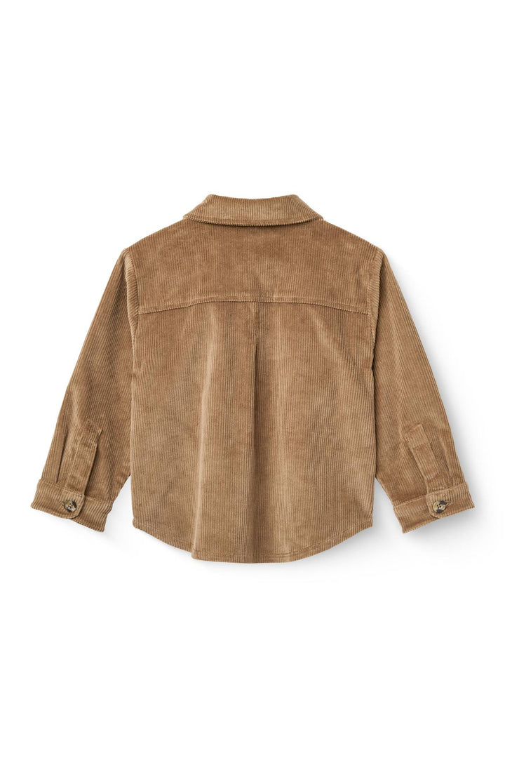 Corduroy Overshirt - BROWN